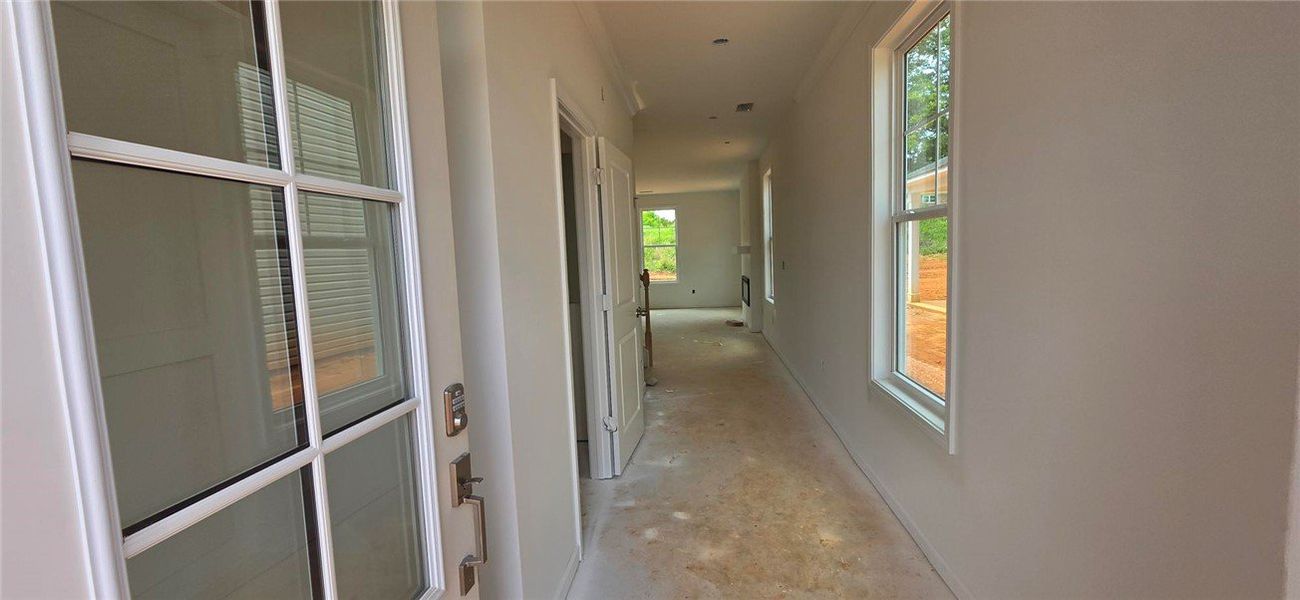In-progress construction of a new home in Brownstone Park, Easley, SC (Image 2).