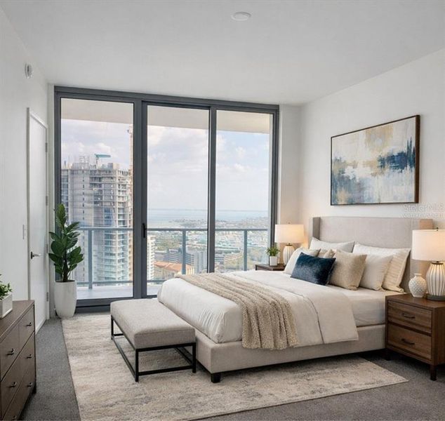 Furnished interior view inside a new home in , St. Petersburg (Image 18).