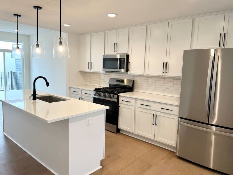 Furnished interior view inside a new home in Bristol Ridge Townhomes, Ann Arbor (Image 6). Furnished interior view inside a new home in Bristol Ridge Townhomes, Ann Arbor (Image 6).