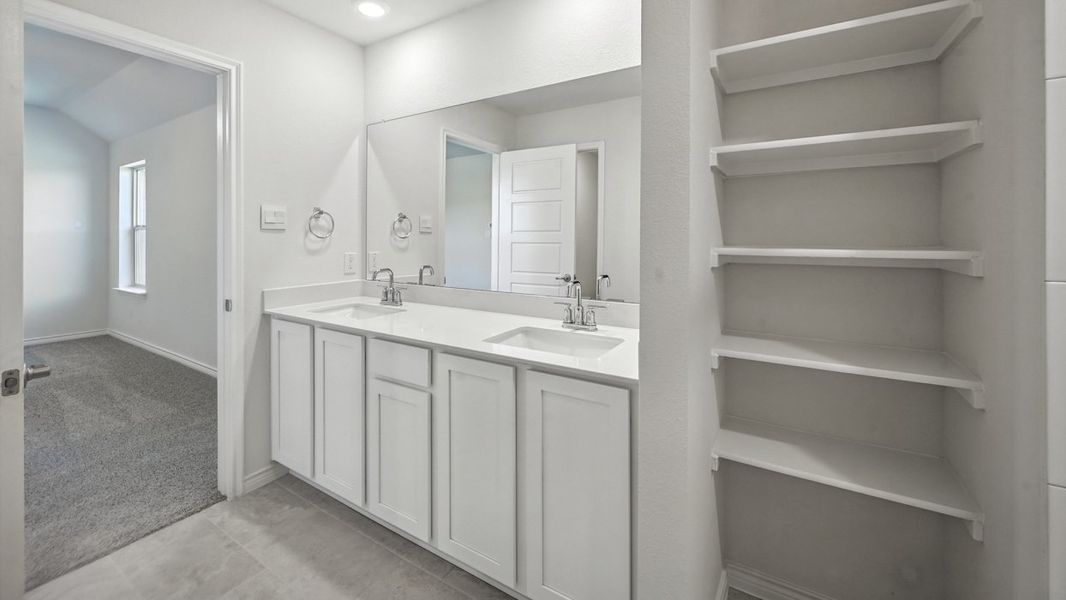 Furnished interior view inside a new home in Liberty Crossing, Royse City (Image 5).