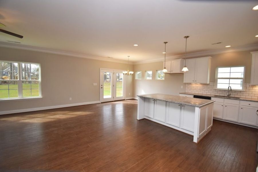 Representative unfurnished interior of a home built from the Newport by Keystone Homes NC in Trinity Meadows, Trinity (Image 14).