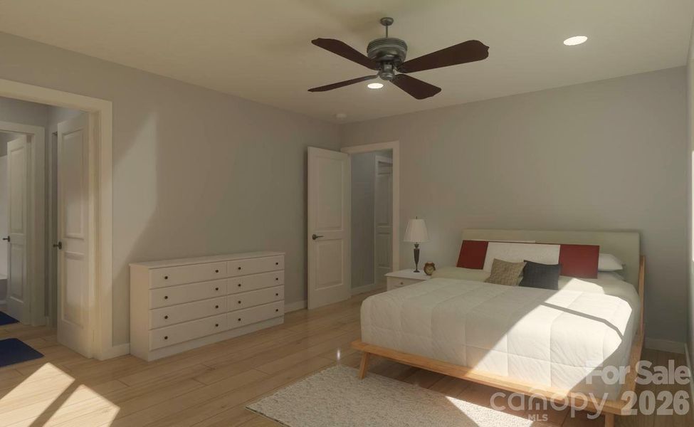 Furnished interior view inside a new home in , Hickory (Image 13).