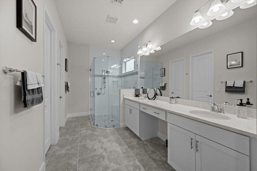 Furnished interior view inside a new home in , The Acreage (Image 14).