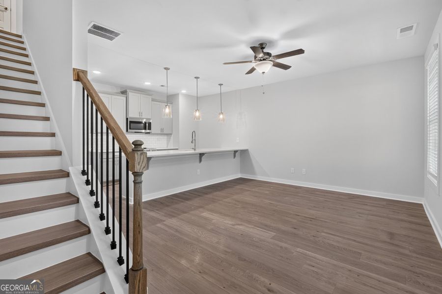 Spacious, unfurnished interior of a new home in The Cottages at East Lanier, Fayetteville (Image 9).