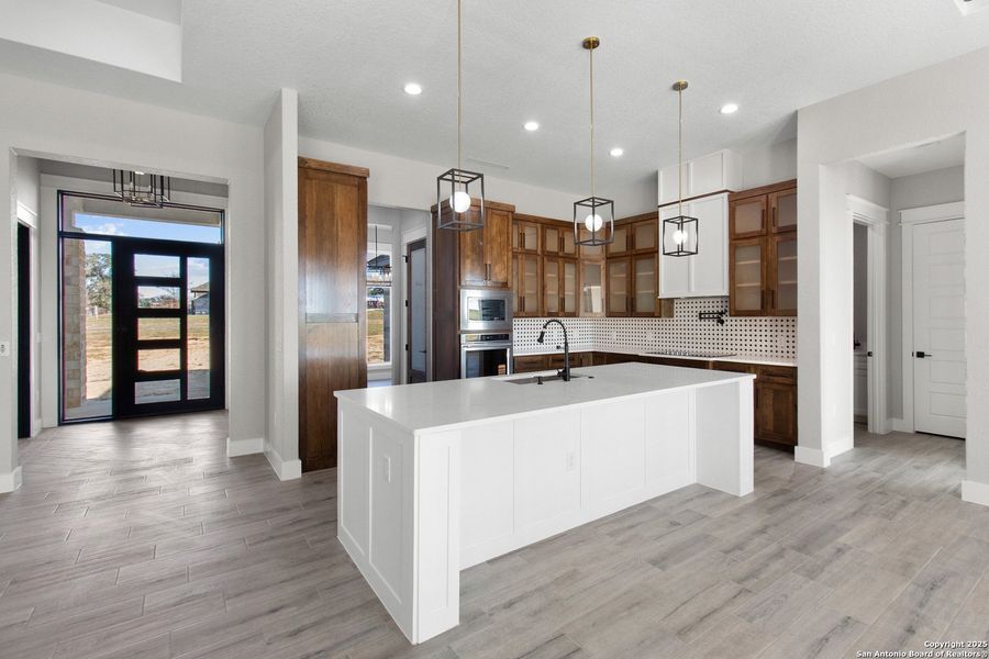 Furnished interior view inside a new home in , Adkins (Image 16).