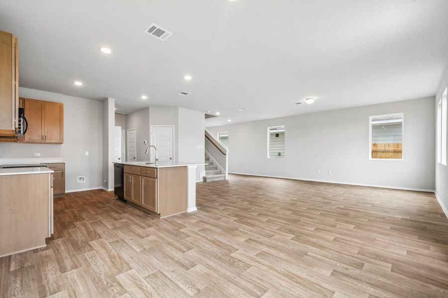 Spacious, unfurnished interior of a new home in Cascade, Liberty Hill (Image 14). Spacious, unfurnished interior of a new home in Cascade, Liberty Hill (Image 14).