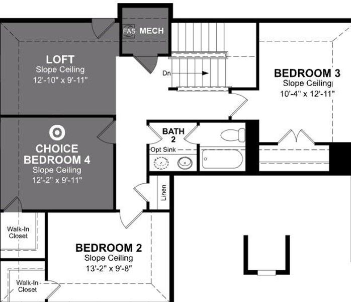 Beazer Home Hurricane Village Ranier plan