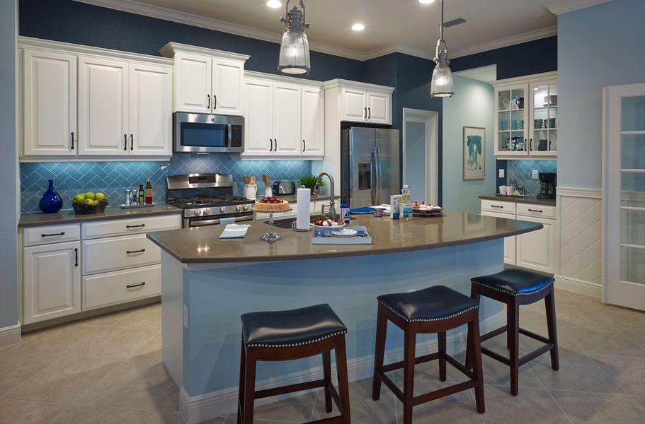 Representative furnished interior of a home built from the Bright Meadow 2 by Neal Communities in Grand Palm, Venice (Image 7).