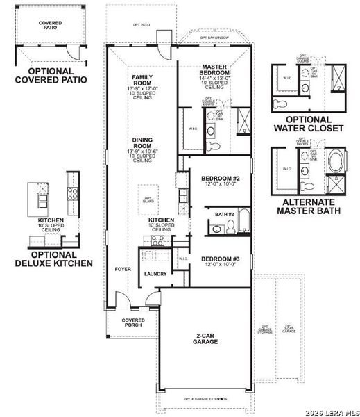 2D floor plan layout of this home in Park Place, New Braunfels, TX (Image 4).