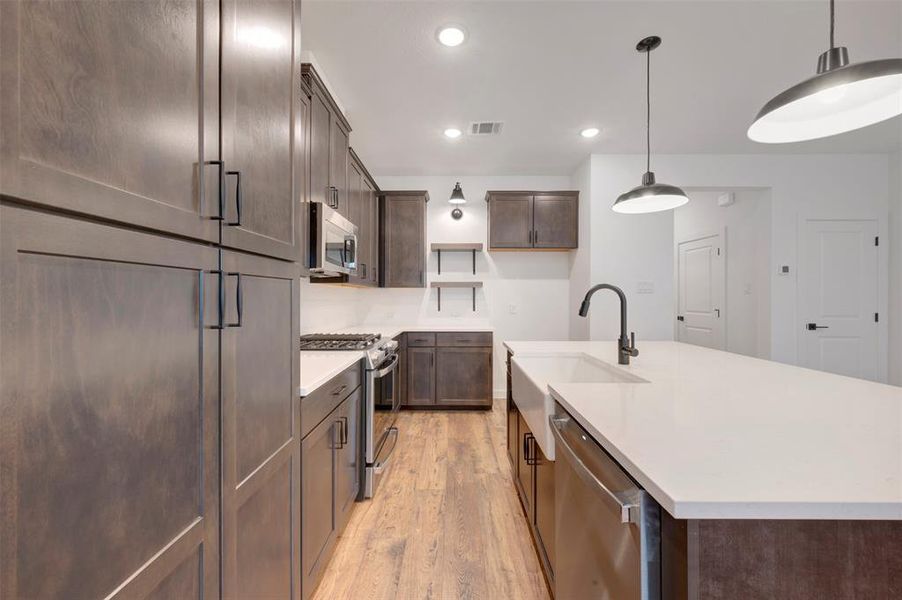 Furnished interior view inside a new home in Providence Commons, Providence Village (Image 10).