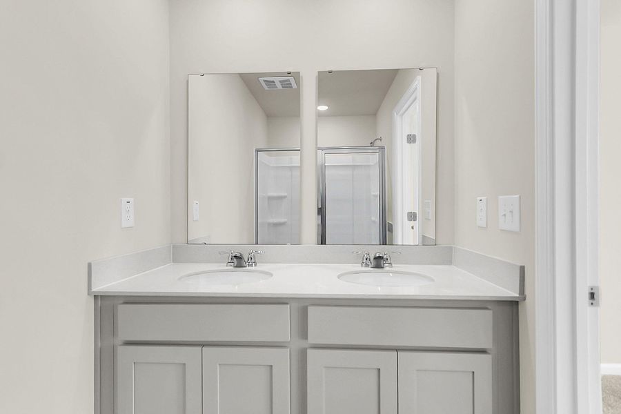 Furnished interior view inside a new home in Windward Village, Summerville (Image 7). Furnished interior view inside a new home in Windward Village, Summerville (Image 7).