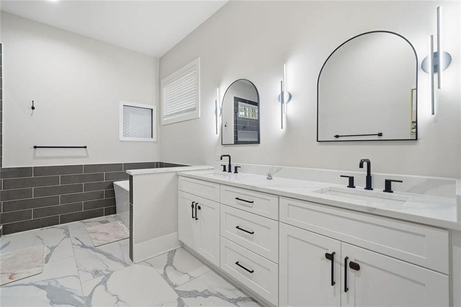 Furnished interior view inside a new home in , Alpharetta (Image 33).