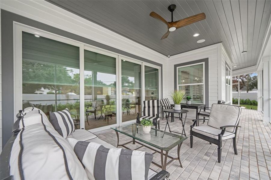 Exterior details and patio area of a home in , Tampa (Image 32). Exterior details and patio area of a home in , Tampa (Image 32).