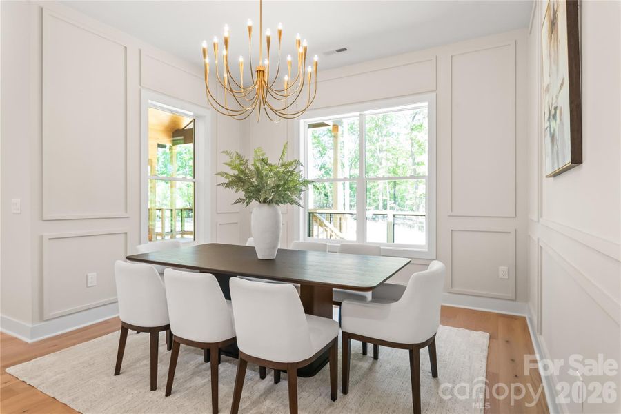 Furnished interior view inside a new home in , Waxhaw (Image 8).