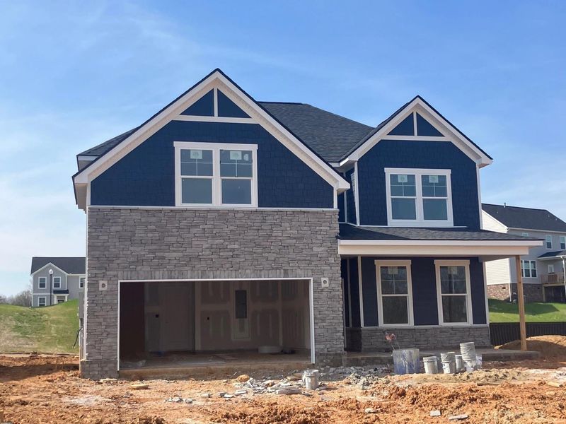 In-progress construction of a new home in Calista Farms, White House, TN (Image 38).