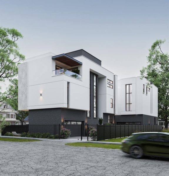 Front exterior of a new home in , Houston, TX, highlighting curb appeal (Image 18).