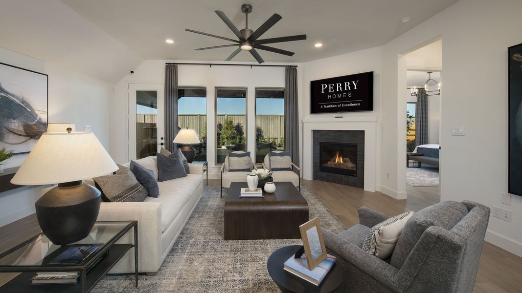 Furnished interior view inside a new home in Candela, Richmond (Image 78).