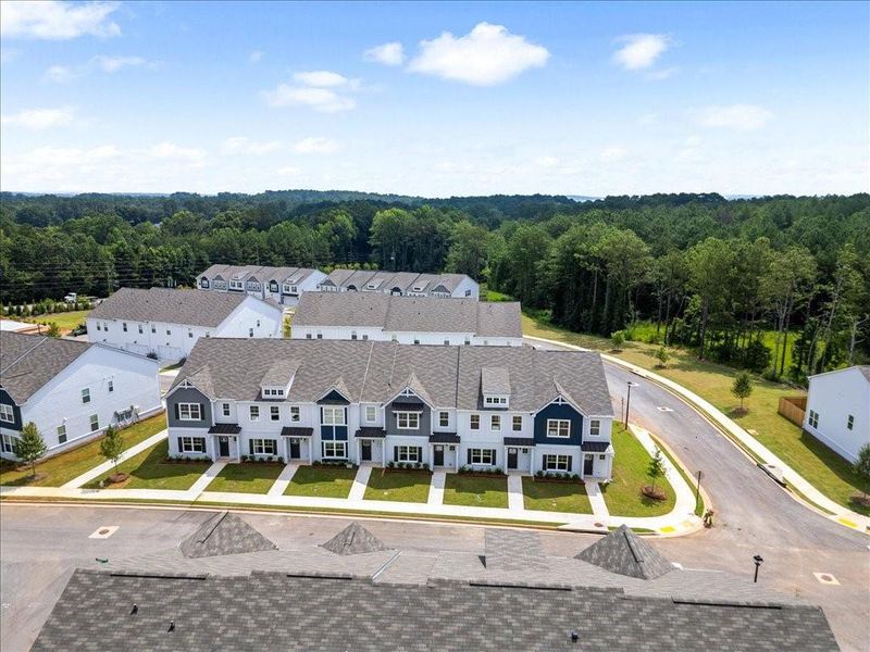 Front exterior of a new home in , Conyers, GA, highlighting curb appeal (Image 2).