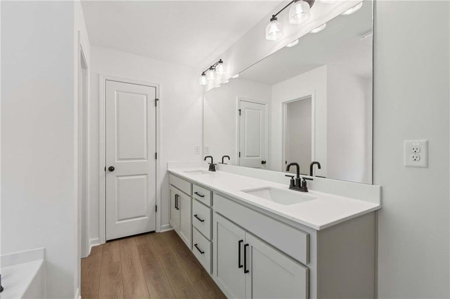 Furnished interior view inside a new home in Creekside, Dawsonville (Image 14).