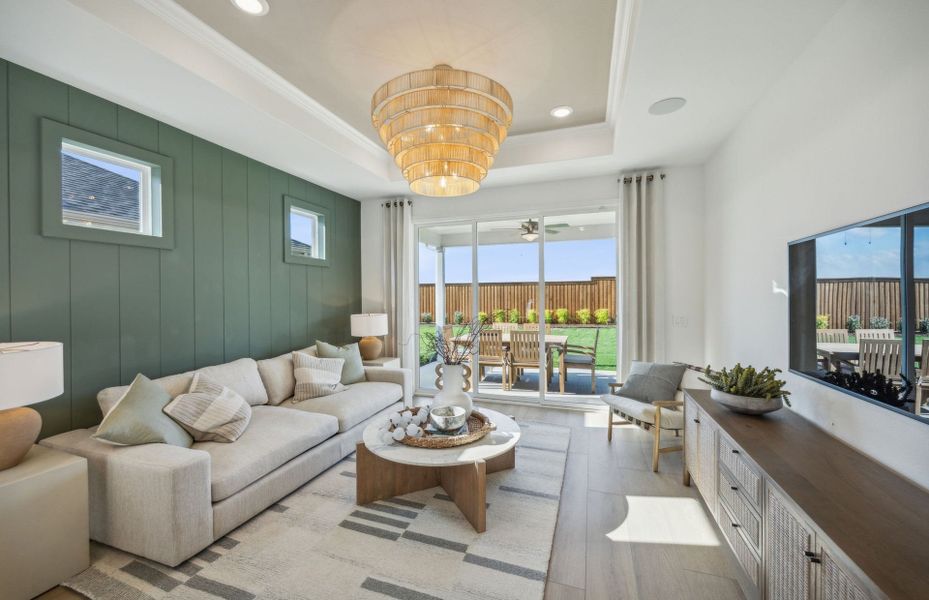 Furnished interior view inside a new home in Del Webb at Legacy Hills, Celina (Image 12).