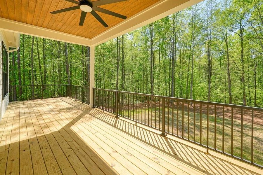 Exterior details and patio area of a home in , Canton (Image 37).