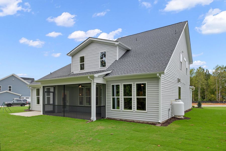 Representative exterior details of a home built from the The Chandler by RobuckHomes in Baylee Ridge, Selma (Image 99).