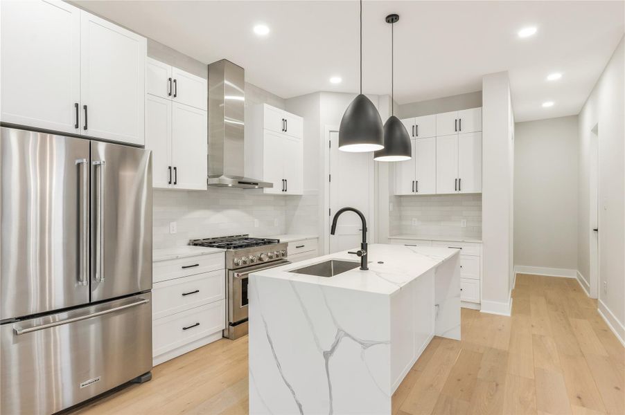 Furnished interior view inside a new home in , Houston (Image 8).