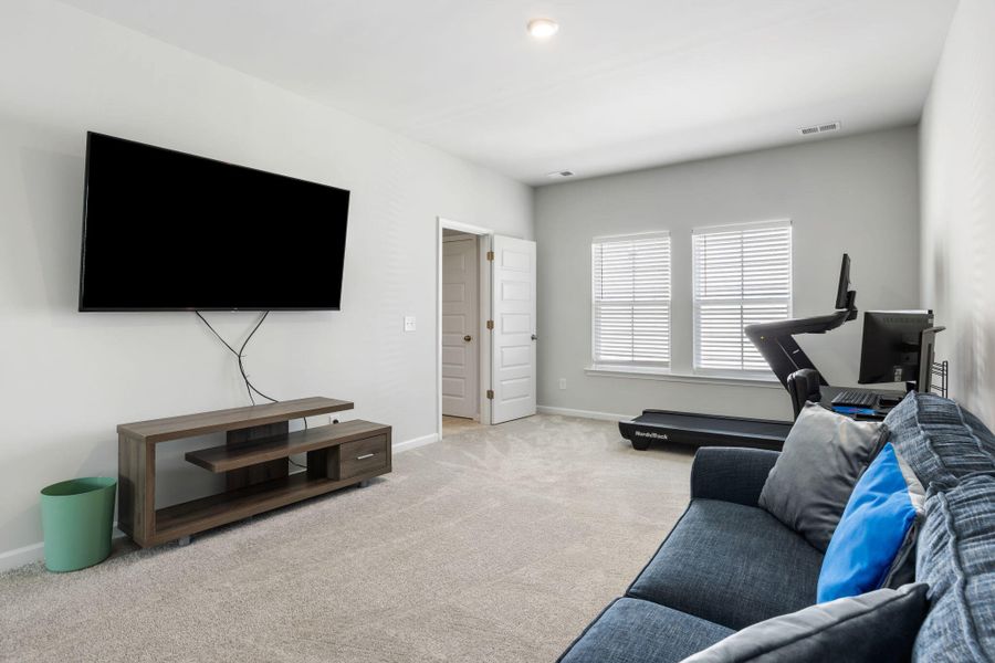 Furnished interior view inside a new home in Sweetgrass at Summers Corner: Arbor Collection, Summerville (Image 9). Furnished interior view inside a new home in Sweetgrass at Summers Corner: Arbor Collection, Summerville (Image 9).