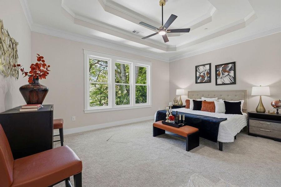 Furnished interior view inside a new home in , Marietta (Image 11).