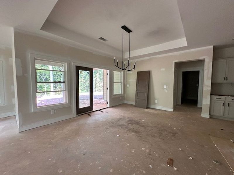 In-progress construction of a new home in Deer Creek, Moreland, GA (Image 7). In-progress construction of a new home in Deer Creek, Moreland, GA (Image 7).