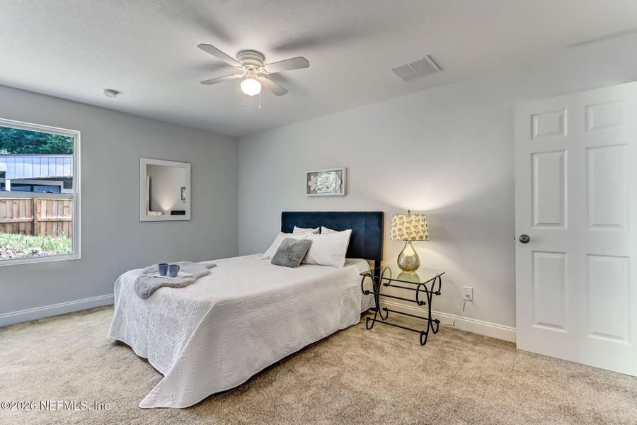 Furnished interior view inside a new home in , Jacksonville (Image 24). Furnished interior view inside a new home in , Jacksonville (Image 24).