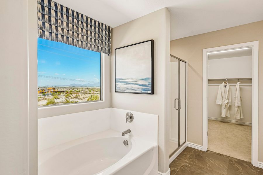 Furnished interior view inside a new home in Estrella, Goodyear (Image 20).