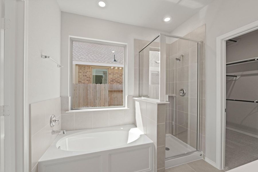 Furnished interior view inside a new home in The Trails, New Caney (Image 12).