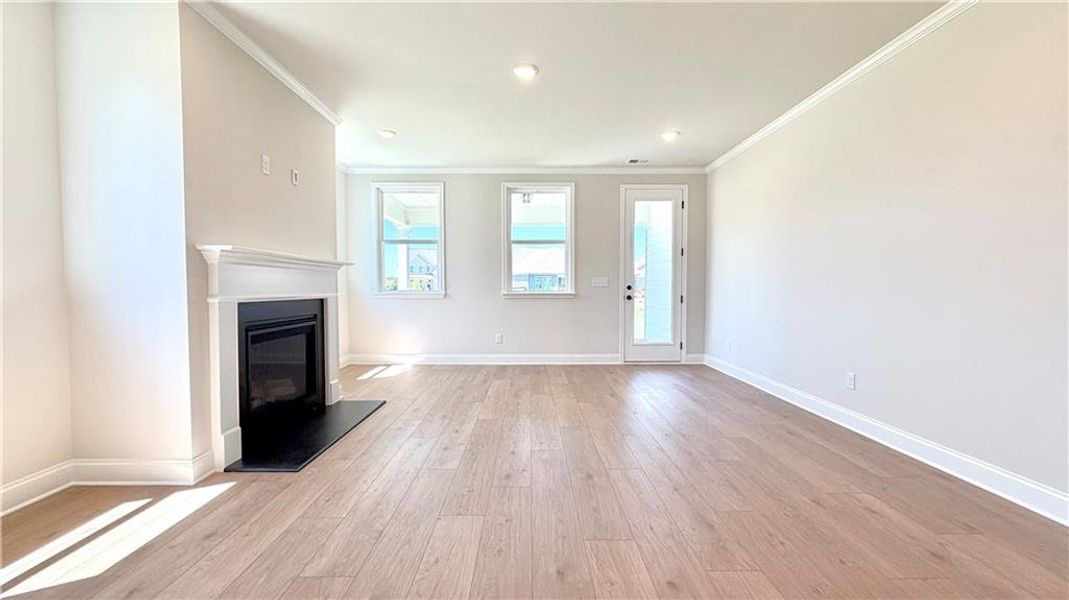 Spacious, unfurnished interior of a new home in Wehunt Meadows, Hoschton (Image 17).