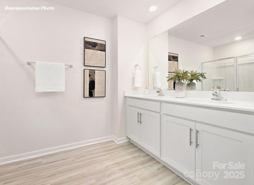 Furnished interior view inside a new home in Secrest Commons, Monroe (Image 8).