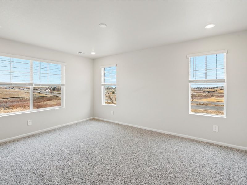 The Sylvan floorplan interior image taken at a Meritage Homes community in Aurora, CO.