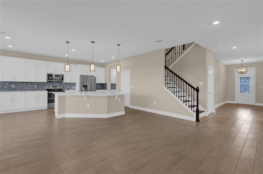 Furnished interior view inside a new home in , Minneola (Image 5). Furnished interior view inside a new home in , Minneola (Image 5).