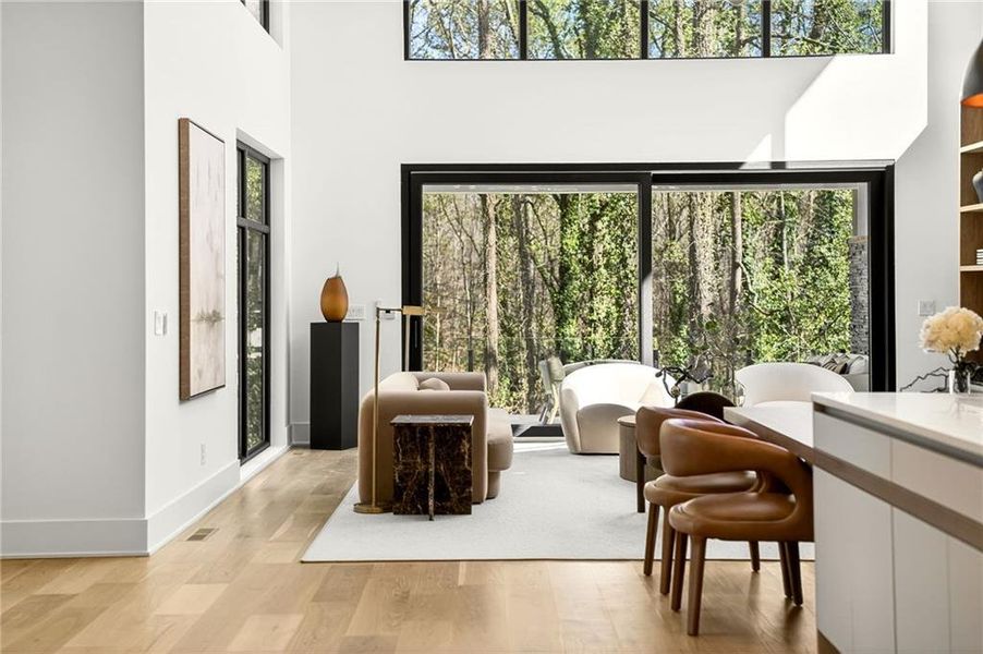 Furnished interior view inside a new home in , Atlanta (Image 13).