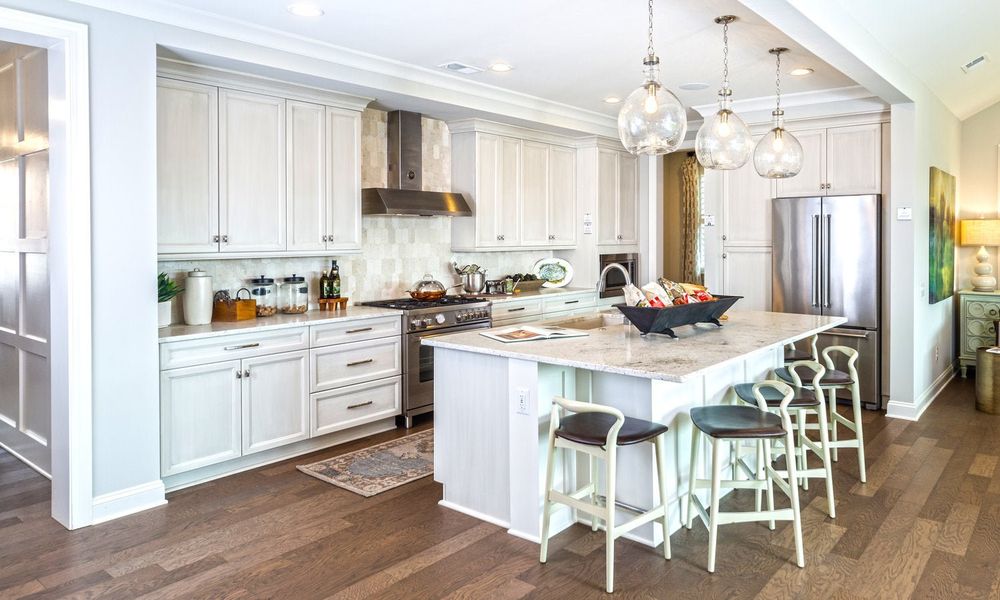 Representative furnished interior of a home built from the Marin by Classica Homes in McLean - Hunts Point, Belmont (Image 8).