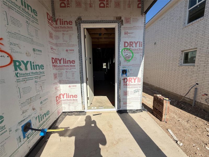In-progress construction of a new home in The Cottages at La Cima, San Marcos, TX (Image 9).