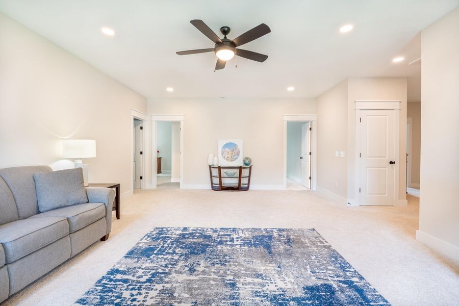 Furnished interior view inside a new home in Overlook at Copahee Sound, Awendaw (Image 69). Furnished interior view inside a new home in Overlook at Copahee Sound, Awendaw (Image 69).