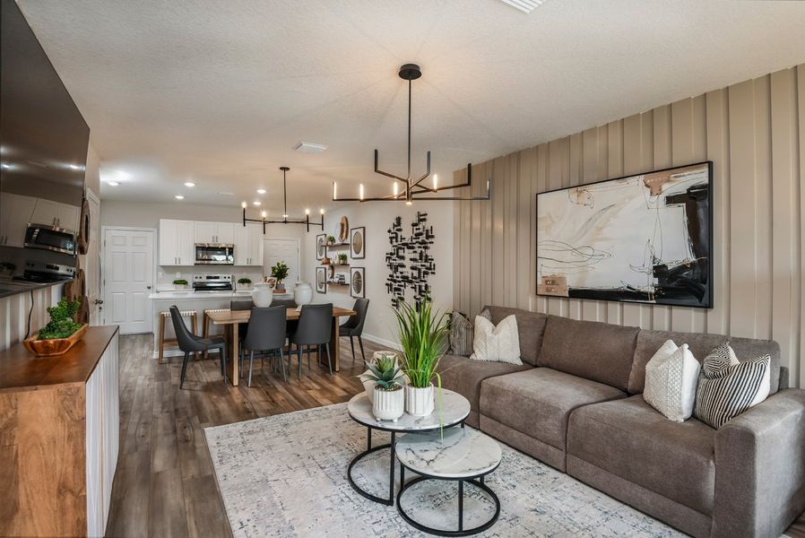 Representative furnished interior of a home built from the Cartagena by Casa Fresca Homes in Pasadena Woods, Dade City (Image 10). Representative furnished interior of a home built from the Cartagena by Casa Fresca Homes in Pasadena Woods, Dade City (Image 10).