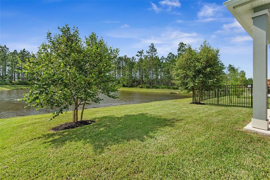Exterior details and patio area of a home in Seminole Palms, Palm Coast (Image 4).