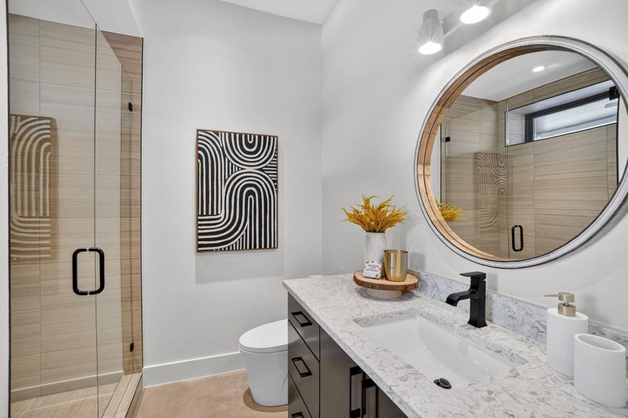 Furnished interior view inside a new home in , West Lake Hills (Image 26).