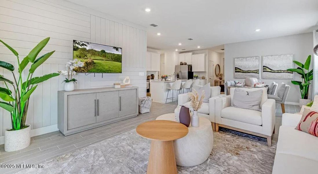 Furnished interior view inside a new home in , St. Augustine (Image 15).