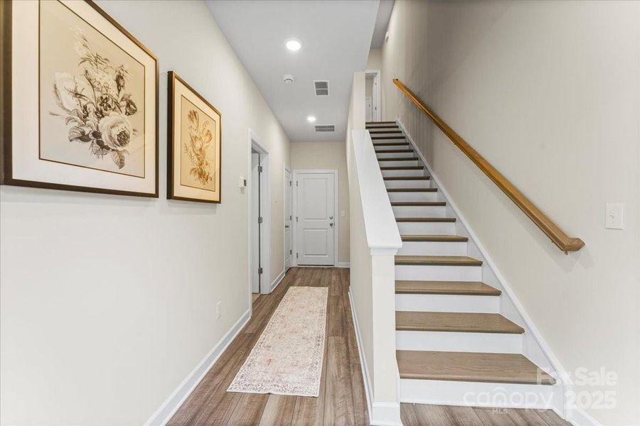 Entry level foyer Entry level foyer