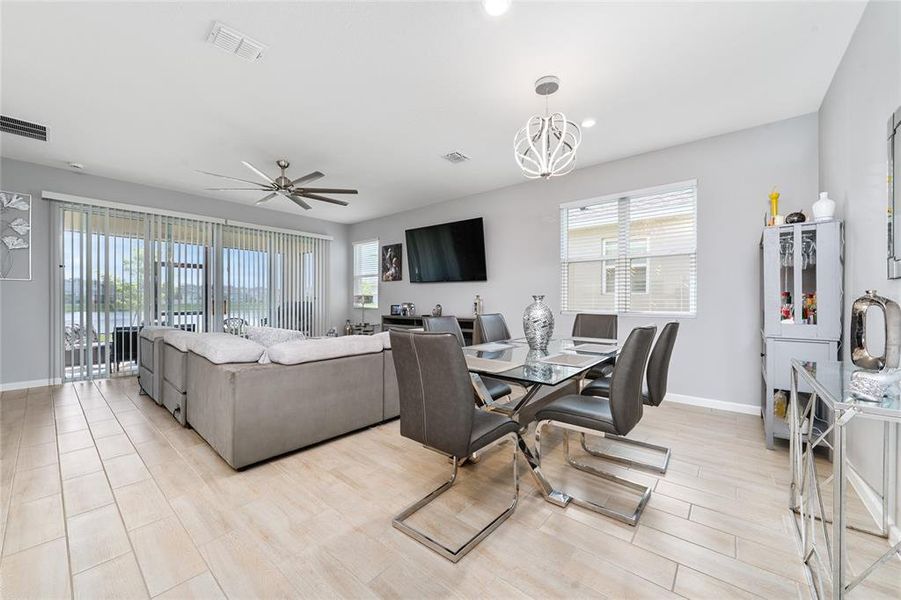 Furnished interior view inside a new home in Seasons at Big Sky, Kissimmee (Image 5).