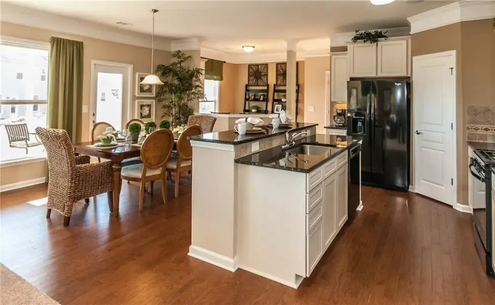 Furnished interior view inside a new home in Sierra Creek, Hoschton (Image 10).