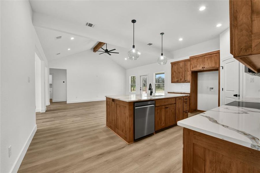Furnished interior view inside a new home in , Millsap (Image 6).
