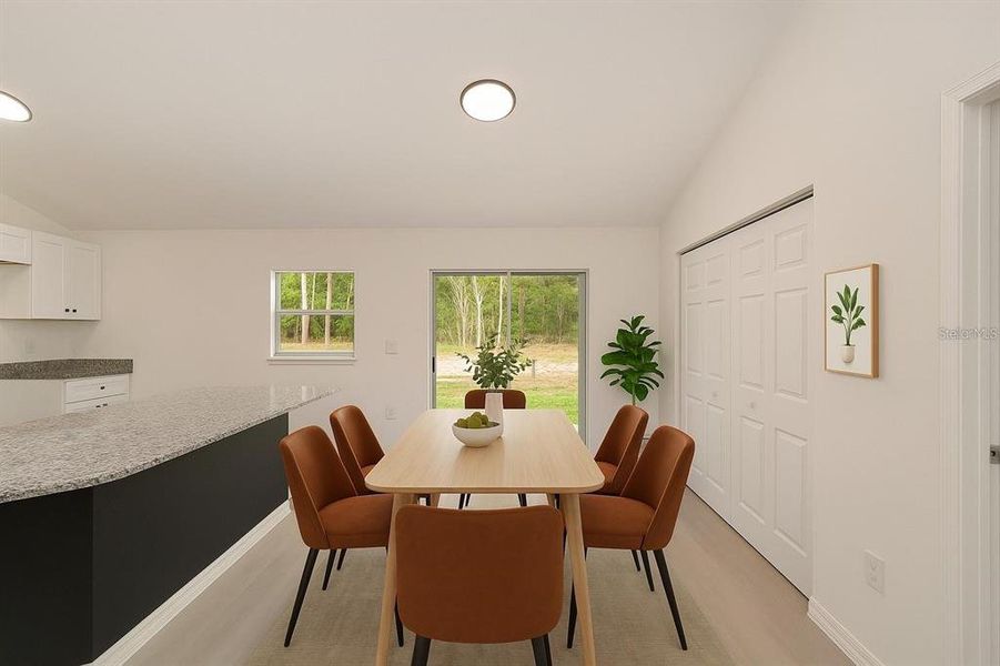 Furnished interior view inside a new home in , Dunnellon (Image 7).